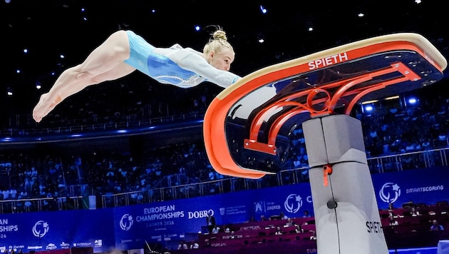 Charlize Mörz hat bei der WM in Rotterdam in ihrer Paradedisziplin Sprung die besten Chancen.