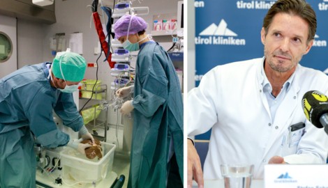Der Innsbrucker Klinik-Direktor Stefan Schneeberger hat erhoben, wie viele Organe verloren sind, ...