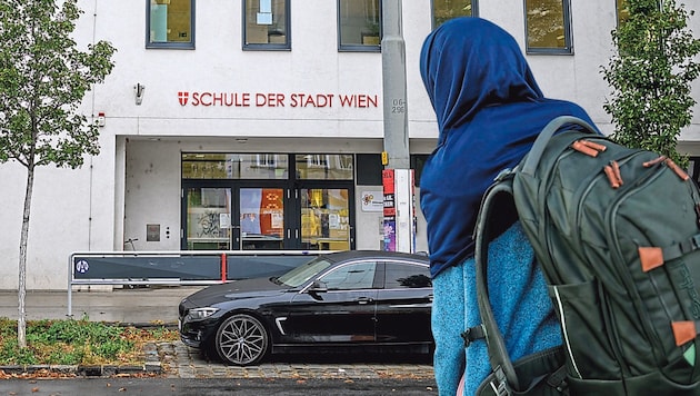 Trotz Verbot ist das Kopftuch in Wiener Schulen weiter präsent.