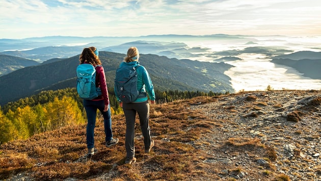 Gerlitzen: Panoramablick auf Berge und Seen