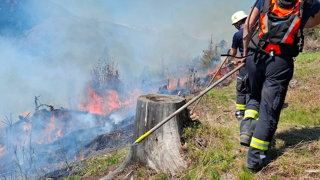 Die Bergrettung soll der Feuerwehr bei der Waldbrandbekämpfung gleichgestellt werden – doch der ...
