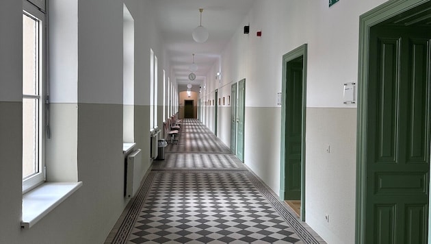 Leere Gänge: Anlässlich der österreichweiten Aktionswoche fanden auch in St. Pölten nur ...