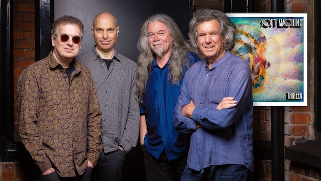 Soft Machine in der Gegenwart: Theo Travis, Asaf Sirkis, Fred Thelonious Baker und John ...