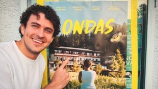 Kreativdirektor Lukas Ertl kurz vor der Premiere der Drama-Serie ONDAS in Pörtschach. 