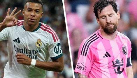 Kylian Mbappe und Lionel Messi