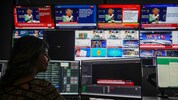 Frühere Aufnahmen zeigen die Zentrale von Halk TV in Istanbul.