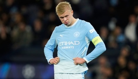 Erling Haaland erzielte einen Doppelpack – aber zu spät.