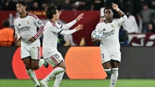 Real Madrid drehte spät einen 1:3-Rückstand gegen die AS Rom.