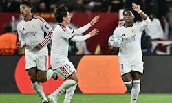 Real Madrid drehte spät einen 1:3-Rückstand gegen die AS Rom.