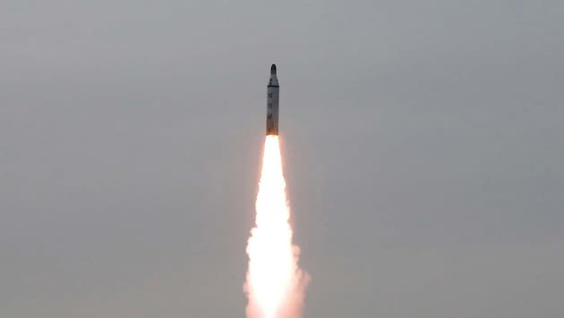 Ein Raketentest von Nordkorea (Symbolbild)