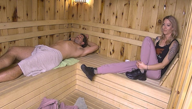 Simone Lugner und Teampartner Alexander Schneller sind vor dem ersten „Großen Absägen“ im ...
