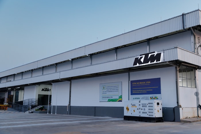 So sieht das KTM-Werk in Manaus aus.