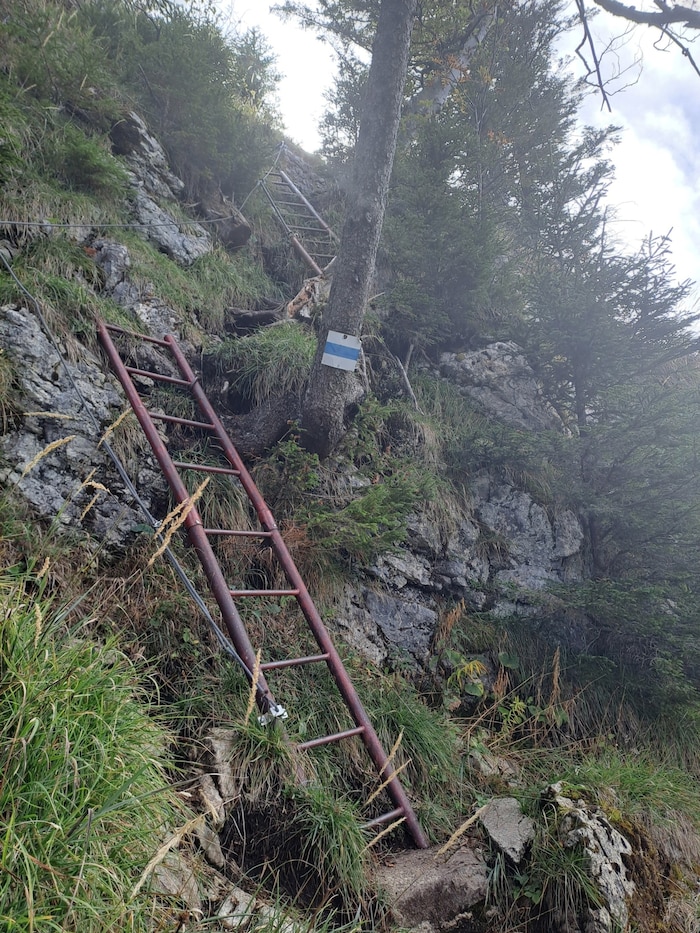 Der Aufstieg erfordert Trittsicherheit und Erfahrung im alpinen Gelände.