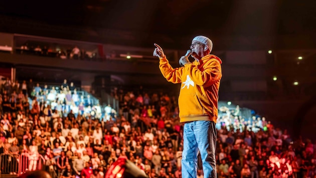 DJ Ötzi mit seiner „Mountain Mania“ in der Kölner Lanxess Arena.