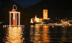 Längst ein Wahrzeichen: Die Friedenslicht-Laterne den Wolfgangsee
