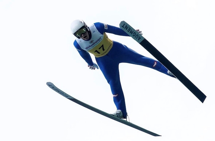 Kilian Gütl wurde 2023 Juniorenweltmeister im Mixed-Team in der Nordischen Kombination.