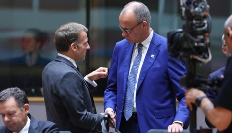 Gemeinsame Linie beim Verbrenner-Aus: Deutschlands Kanzler Friedrich Merz und Frankreichs ...