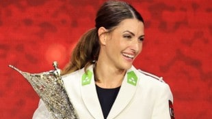 Janine Flock mit ihrem „Niki“.