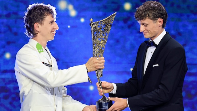 Felix Gall (right) is Austria’s Athlete of the Year.