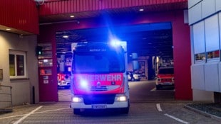 Die Berufsfeuerwehr Klagenfurt rückte umgehend aus.