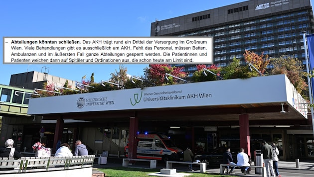 Das Universitätsklinikum AKH Wien ist das größte Spital Österreichs und eines der größten ...