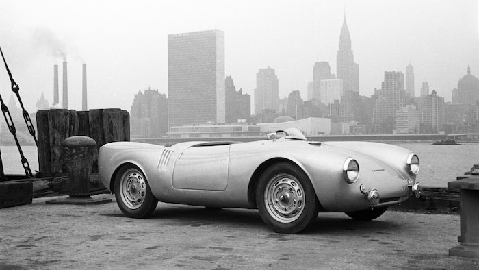 ...wie einst der Porsche 550 Spyder.