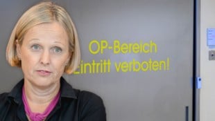 Krone KREATIV/Werner Kerschbaummayr/Markus Wenzel Oberösterreichs Ärztekammerpräsidentin Silke Haim versucht die Wogen zu glätten.