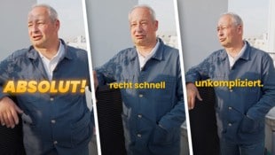 Andreas Schieders Werbeauftritt in das „solare Zeitalter“ auf seinem Balkon ging ziemlich nach ...