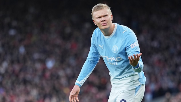Manchester Citys Erling Haaland