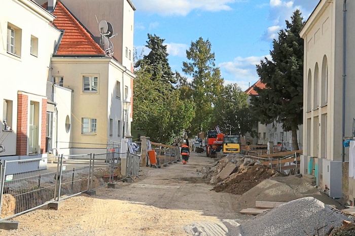 Die Dauerbaustelle belastet die Bewohner.
