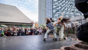 Nicht nur die Tanzperformance „Slamming Unplugged“ zog viele Besucher an.