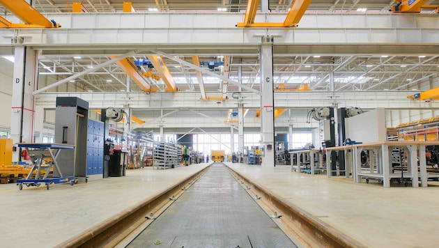 Das neue Werk in Linz ist rund 12.000 Quadratmeter groß.