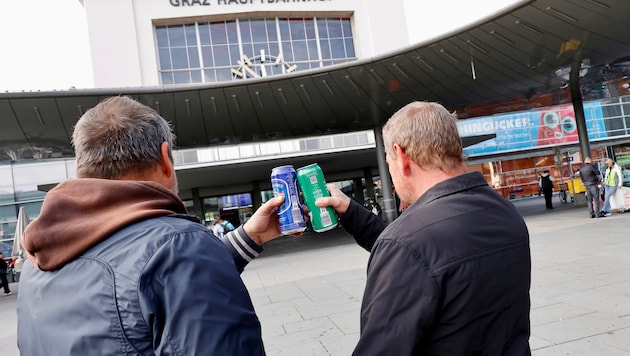Prost am Grazer Hauptbahnhof – wie lange noch? Ein Alkoholverbot steht im Raum