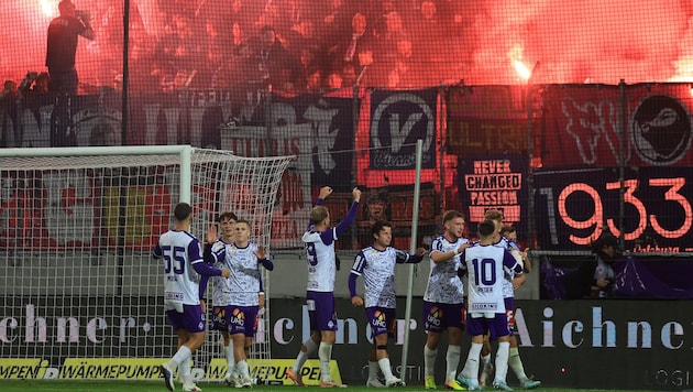 Jubilation at Austria Salzburg