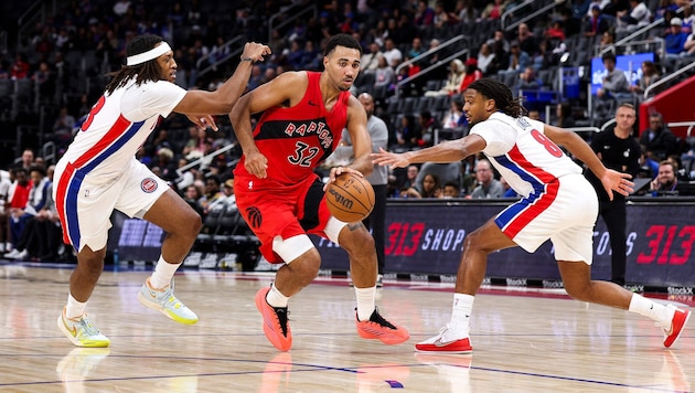 Die Toronto Raptors mussten sich den Detroit Pistons geschlagen geben.