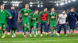 Am Freitag bejubelten die Hütteldorfer einen 3:1-Sieg über den TSV Hartberg.