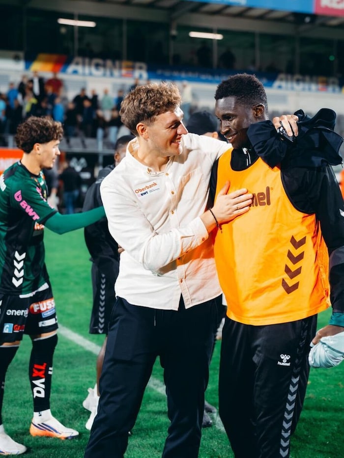 Rieds Sportchef Lukas Brandl hegt ein top Verhältnis zu all seinen Spielern.