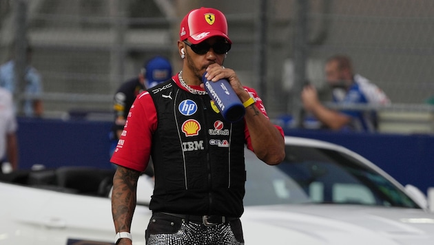 Seit 2025 gibt Lewis Hamilton im Ferrari Gas.