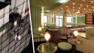 Krone KREATIV/Atelier Wien, privat Die Einrichtung wurde von einem Vintage-Sanatorium inspiriert. Außen sammeln sich die Gäste – ...
