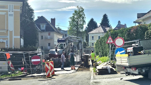 Auch am Kreuzbergl wird in Klagenfurt seit Wochen gegraben.