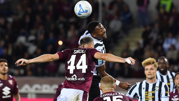 David Alaba feierte zuletzt bei Torino sein Italien-Debüt.