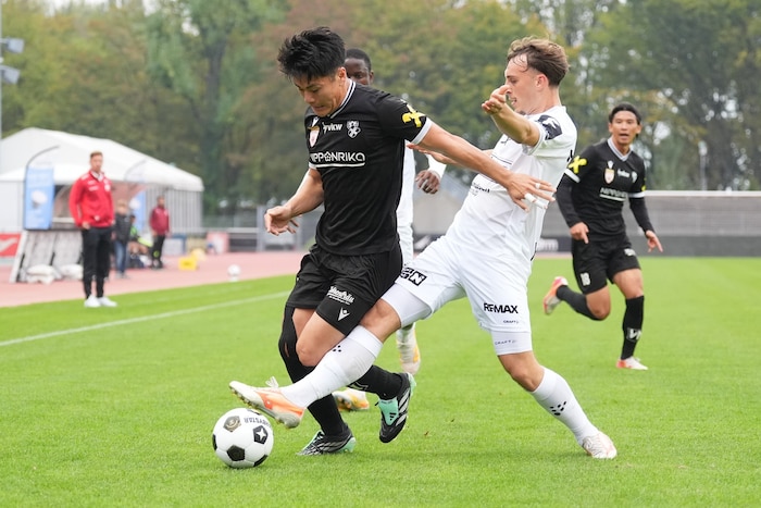Atsushi Zaizen hatte den Siegtreffer auf dem Fuß.