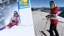 Katharina Liensberger strahlt: Die ÖSV-Dame ist zurück auf Schnee.