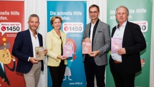 1450 Bereichsleiter Siegfried Marxgut, Gesundheitslandesrätin Martina Rüscher, Landeshauptmann ...