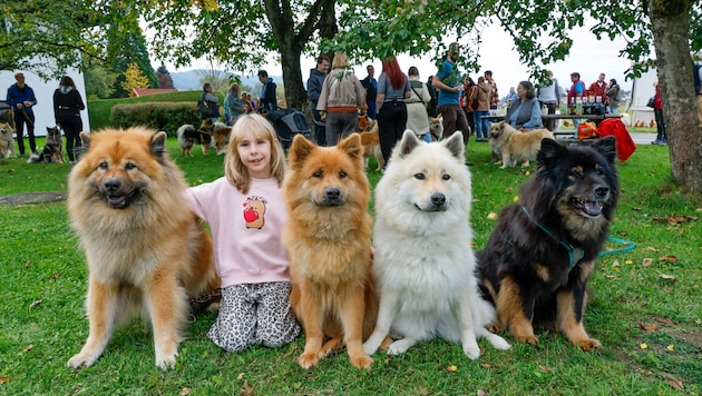 Auri liebt Hunde und ist eine der jüngsten Teilnehmerinnen