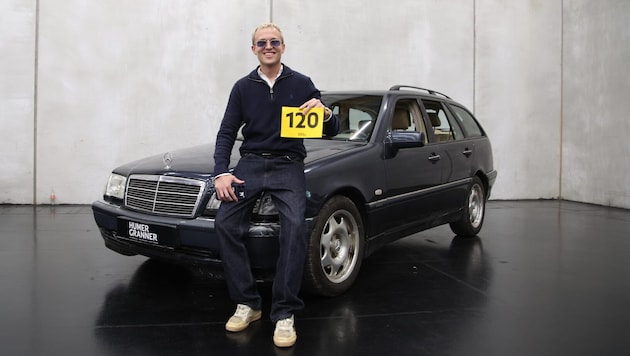 Otto Winter aka „OG Schaefchen“ ersteigerte den alten Mercedes von Niki Lauda