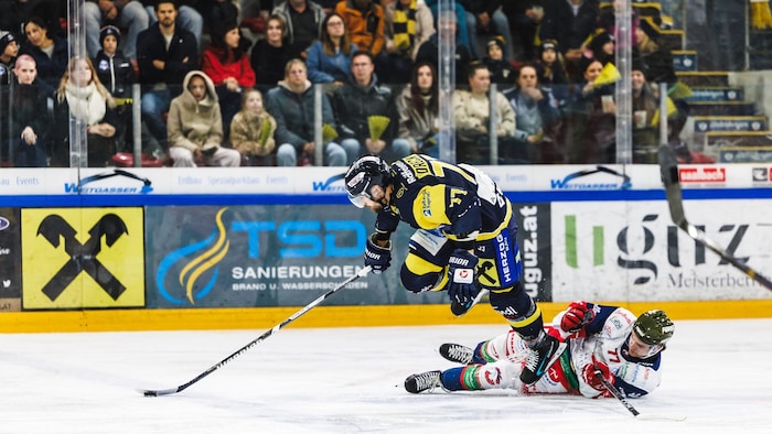 Gröden schickte sich an, die Eisbären zu fällen. Ivan Korecky ließ sich davon aber nicht außer ...
