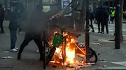 Am Samstag ist es in Frankreich zu schweren Ausschreitungen bei den landesweiten Protesten ...