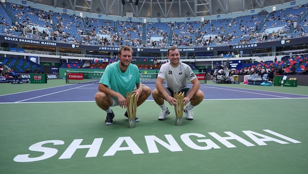 Neil Oberleitner (li.) und Lucas Miedler triumphierten in Shanghai.