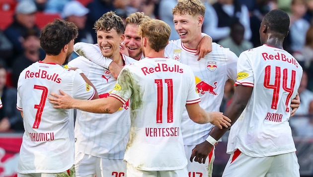 Salzburg continues to celebrate in the league...
